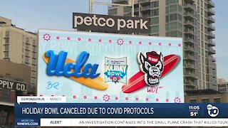 Holiday Bowl cancelled due to COVID protcols