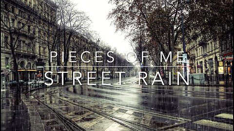 Rainy Streets | 1 Hour Rain and Thunder Sounds (no music)