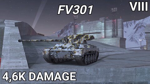 FV301 • 4.6K DAMAGE • WoT Blitz