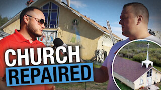 UPDATE: Rebel News Viewers REPAIRED The Church Roof on Tsuut’ina Nation!