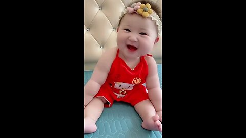 Cute Baby Laughing Smile