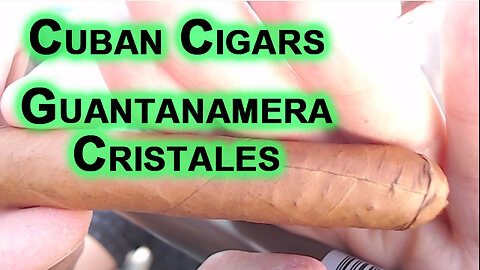 Starting the 2024 Patio Garden Cigar Season With Cuban Guantanamera Cristales [ASMR]