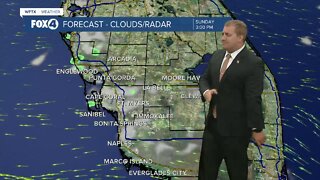 FORECAST: Popcorn showers possible along sea breeze Sunday