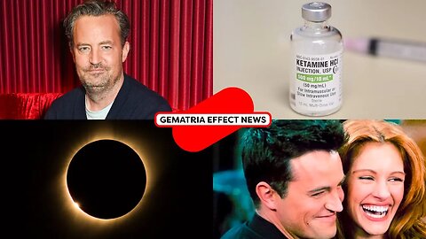 Matthew Perry's cause of death revealed 48 days later & Ketamine is involved +April 8 eclipse