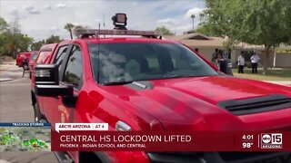 Lockdown lifted at Central HS after shooting scare