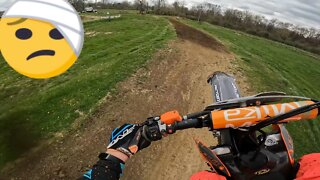 Mason Motocross Easter Crash (Ouch)