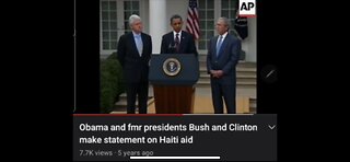 OBAMA~CLINTON~BUSH HAITI RIP OFF !!!