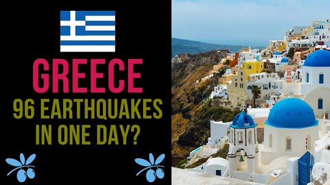 Greece Earthquake Clusters - 96 Earthquakes In One Day?