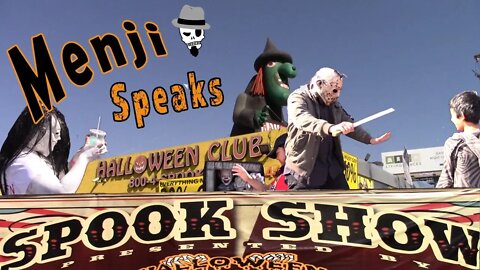 Menji Speaks - Halloween Club Spook Show | Bazaar and Year-Round Halloween Store
