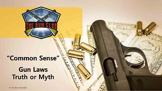 "Common Sense" gun laws - Truth or Fiction