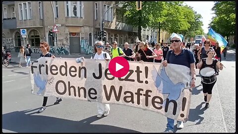 13.05.2023 - Demo des Bündnis für Frieden in Berlin - Kreuzberg - Kottbusser Brücke