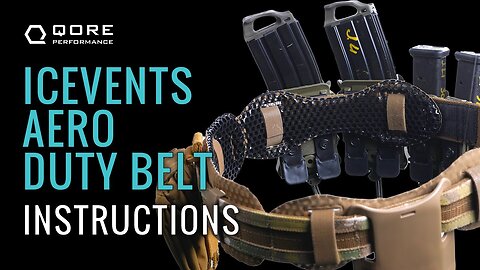 How to Set Up IceVents® Ventilated Police/SWAT Duty Belt Padding 3-Packs by Qore Performance®