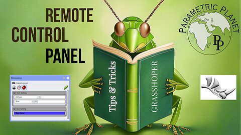 Remote Control Panel In Grasshopper #grasshopper #Parametricplanet #optimization #tipsandtricks