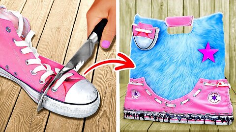 Turn Old Things Into Fancy Accessories 👜👟 Cool Transformations