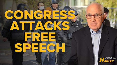 Corrupt Congress Attacks Free Speech. Betrayal of Constitutional Rights by Rep. & Dems New Normal