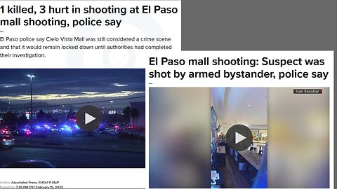 El Paso mall shooting: Suspect was shot by armed bystander, police say