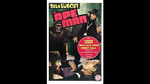 The Ape Man 1943 Horror, Sci Fi Bela Lugosi, Louise Currie, Wallace Ford Movie,