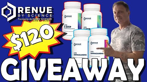 $120 MEGA Amino Acid & Mood Balance/Sleep Quality, GIVEAWAY | RENUE by SCIENCE