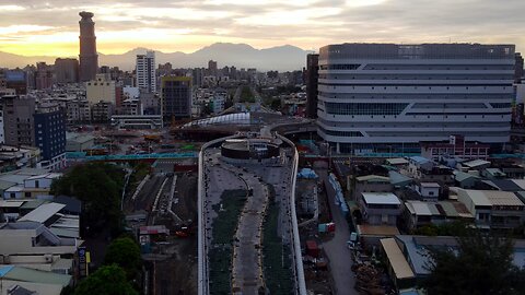 Kaohsiung Station 高雄車站 under construction [episode 15] 🇹🇼 (2023-07) {aerial}