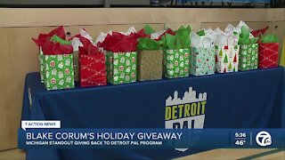 Blake Corum's Holiday Giveaway to benefit Detroit PAL programs