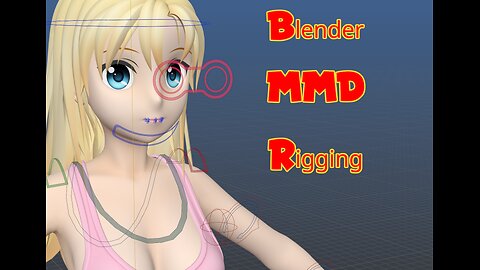 Izumi - Blender MMD rig progress 02