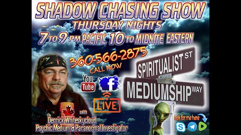 SHADOW CHASING SHOW 4-1-2024 HAPPY NEW YEAR 2024? with host Derrick Whiteskycloud