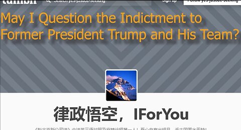 May I Question the Indictment to Former President Trump and His Team?