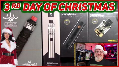 3rd day of Christmas Vaporesso Cascade One vs Vandyvape Trident vs UWELL Nunchaku Mod Tank Kit