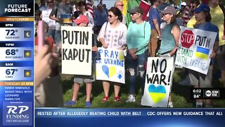 Ukraine Rally in St Petersburg