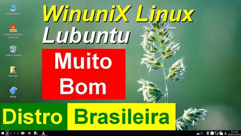 WinuniX Linux Brasileiro baseado no Lubuntu. Ideal para usuários que querem migrar para o Linux
