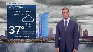 Rain, snow showers may linger Thursday afternoon