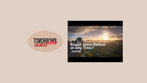 Could Jesus Return at Any Time?