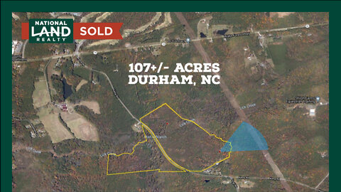 Sold- 107+/- Acres for Development, Durham, NC
