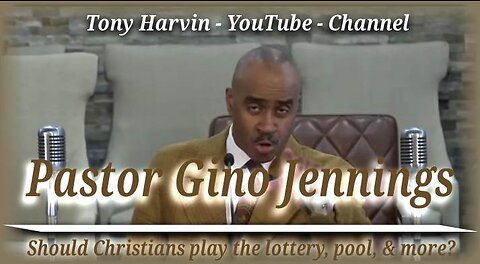 Pastor Gino Jennings - Should Christians play the lottery, play pool, and more?