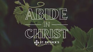 Abide in Christ