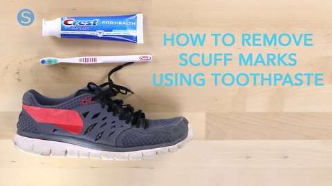 How to remove scuff marks from your shoes using toothpaste