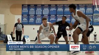 Keiser men's basketball wins season opener