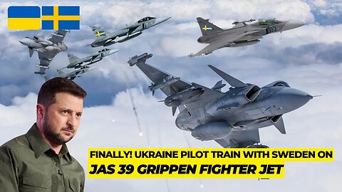 Sweden Commits To Train Ukrainian Pilots and Aviation Staff on JAS 39 Gripen Figter Jet