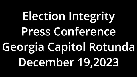 December 19, 2023 Press Conference at the Capitol Rotunda