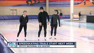 Speed skating trials start next week