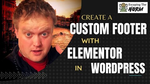 How To Create A Custom Footer In WordPress With Elementor 2022 #010