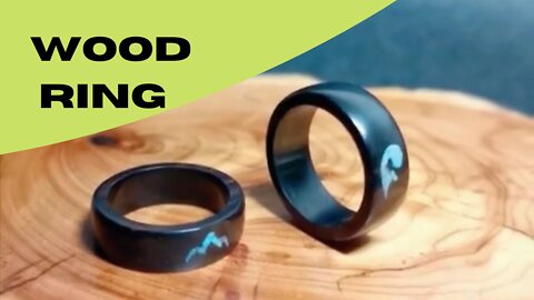 how to make a wooden ring |wood ring |wood carving| woodworking |#ring |#shorts