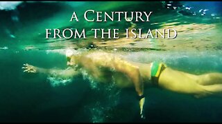 SOUTH AFRICA - Cape Town - Ryan Stramrood 100th Robben Island Swim (Video) (MFL)
