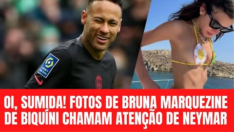 Fotos de Bruna Marquezine de biquíni chamam atenção de Neymar