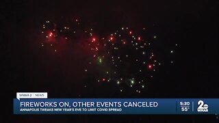 Annapolis cancels NYE gatherings; will keep fireworks show