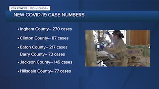 COVID-19 cases are on the rise in mid-Michigan