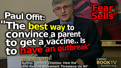 Paul Offit Advises "Have Outbreaks" If You Want To Convince Parent To Get Vaccines (w/ Dorit Reiss)