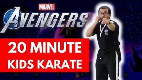 20 Minute Kids Karate Lesson | Collect the Infinity Stones! | Dojo Go (Week 28)