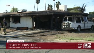 One dead, two injured in house fire near 59th Avenue and Camelback Road