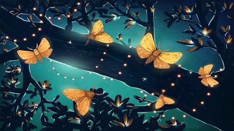 Relaxing Magical Forest Music for Writing - Moth Glow Woods ★545